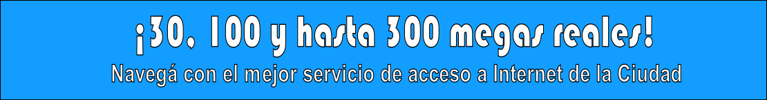 Navegá con el mejor servicio de acceso a Internet de la Ciudad